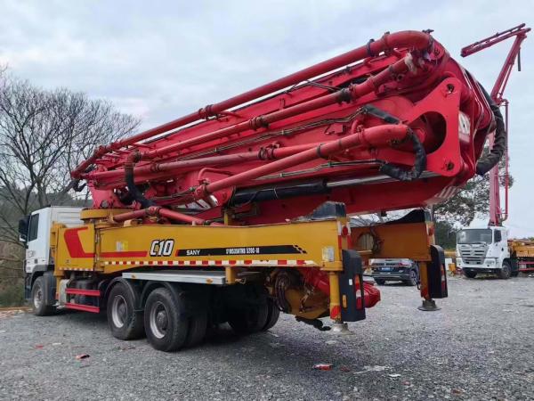 Boom concrete pump truck 52m Concrete Pump Truck with Mercedes Benz Chassis for Construction Projects