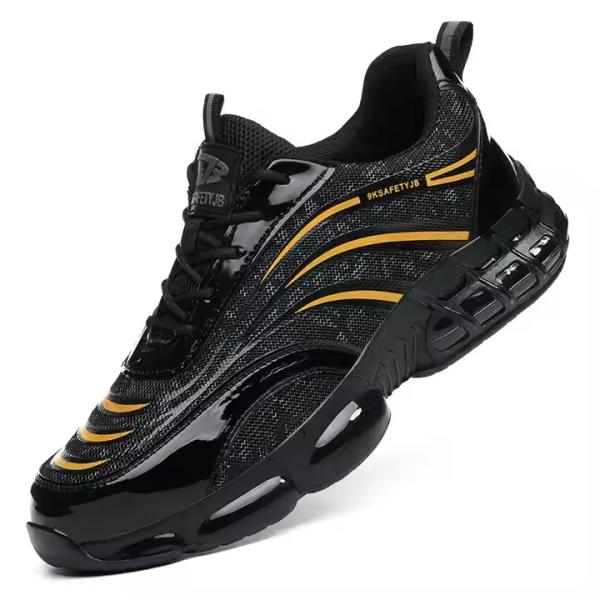 Superfine Steel Wire Fabric Work Shoes with Kevlar Anti-stab Midsole and Custom Logo Options