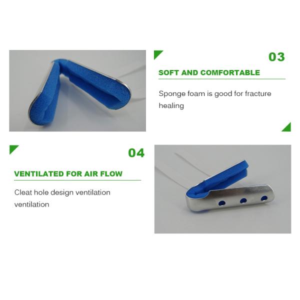 Good design aluminium alloy white and blue finger splint supplier