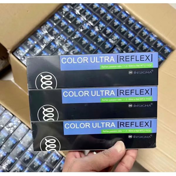 Low Ammonia Semi Permanent Hair Color Cream Ultra Blue Professional Easy Coloring