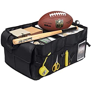 Car Trunk Organzier For Suv, Car Organziers And Storage With 6 Big Pocket, Car Accessories For Women/Men