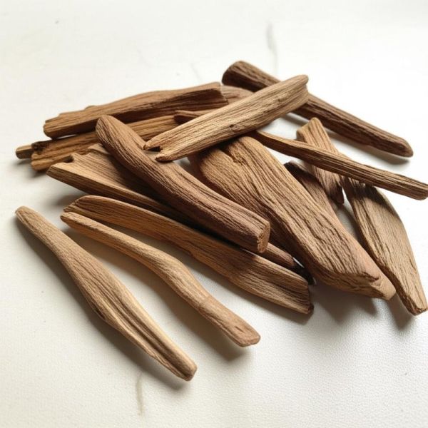 Earthy Scent Profile Agarwood Chips Aromatic Raw Ingredients