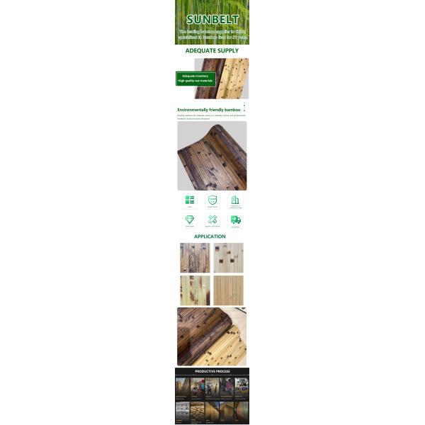 Размер предкрылков Biodegradable естественных половинных бамбуковых поляков бамбуковый подгонянный для украшения