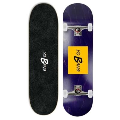 Full Canadian Maple 7ply Skateboard Matte Truck Street Skate For Adult