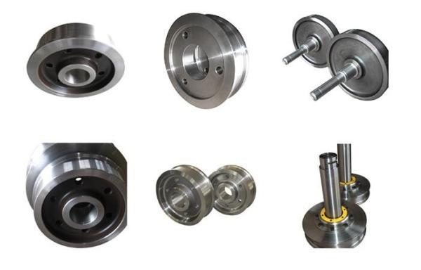 300mm Single or Double Flange Cast and Forged Crane Wheel Assembiles for Industry Apply