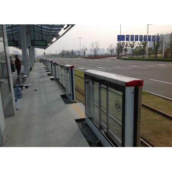 Half Height Bus Platform Screen Door , Aluminum / Stainless Steel Screen Door Systems