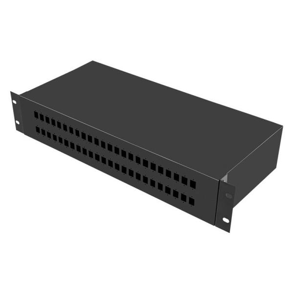 Light Weight ODF Fiber Optic Termination Box 4 8 12 24 48 Port Rackmount Wall Mount