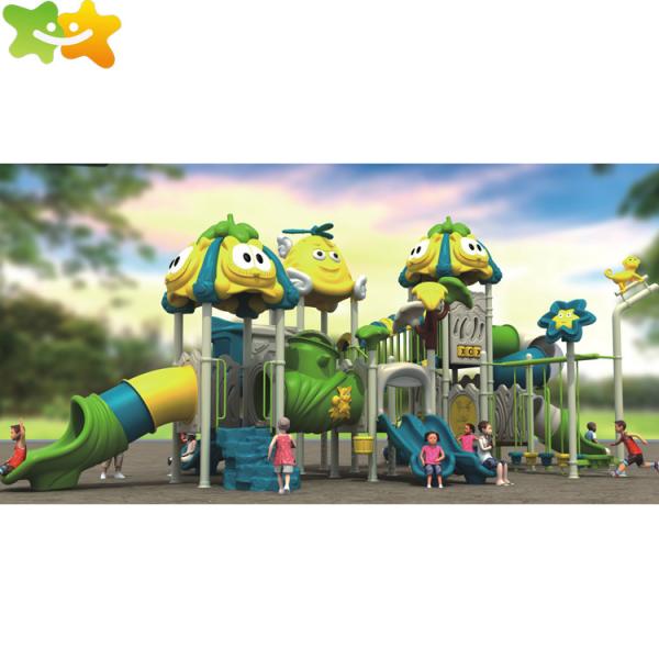 Funny Play Kids Playground Equipment / Kindergarten Toddlers Plastic Slide