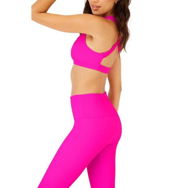 Custom Logo Fashionable Design Women's Strappy Sports Bra Cross Yoga Bra