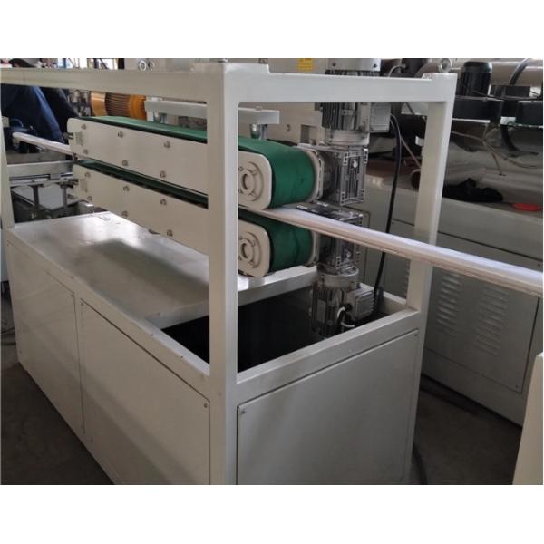 Rubber Belt Haul Off Unit Wide Speed Regulation Range For Pipe Profile Extrusion Line