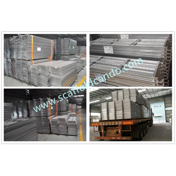 Galvanized scaffolding steel plank with 43mm 43.5mm hook, steel catwalk match frame system,1800mm,1829mm, 1524mm, 1219mm