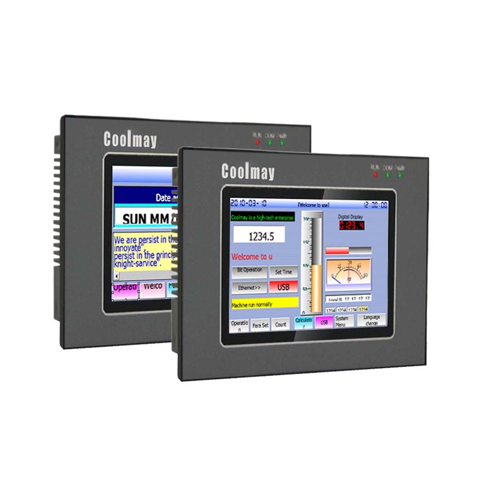 Аналогового выхода 20mA каналов PLC PLC HMI дюйма TFT ODM 5 комбинированные 2