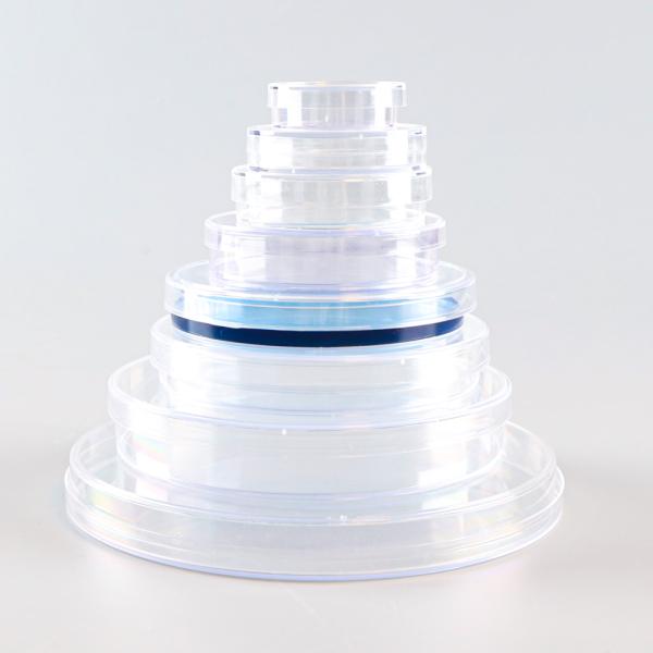 Стерильная клеточная культура Пластиковая чашка Петри в лаборатории