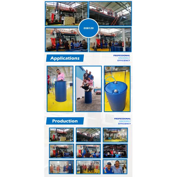 1L 2L 5L 20L Plastic Extrusion Blow Molding Machinery for PP HDPE Bottle Barrel Jerrycan