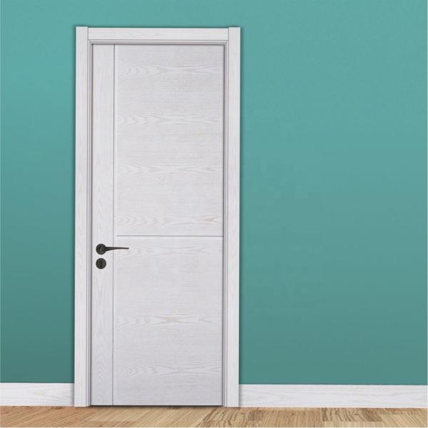 Sapele Plain MDF 90cm Solid Wood Flush Doors 6 Layer Painting For School