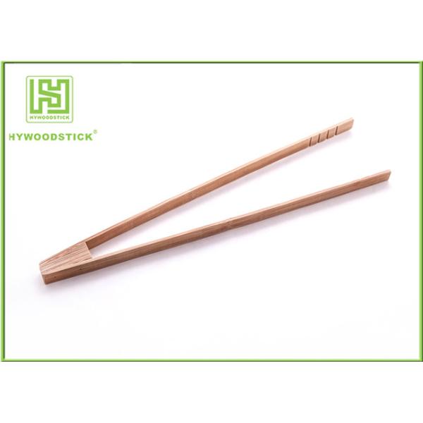 Beech Wood House Kitchen Wares 30cm Small Kitchen Tongs For Ice Food Salah Picker
