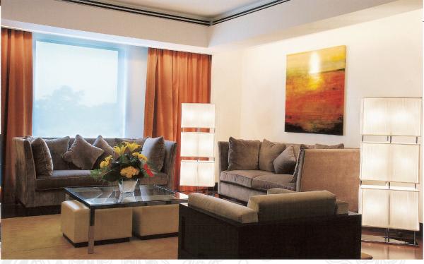 Luxury Hotel Loose Furniture,Lounge Sofa Set,Glass table,SR-025