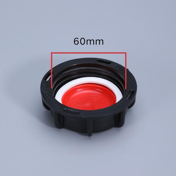 Plastic Fitting S60*6 Seal Lid for IBC Tank Casting Design and Plastic Pipe Connection