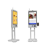 Kiosque à ordination personnelle Kiosque à écran tactile avec imprimante A4 dans un restaurant Kiosque terminal de paiement par carte de crédit