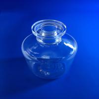 Laboratoire à hautes températures de résistance à la corrosion de bouteille de quartz fondu