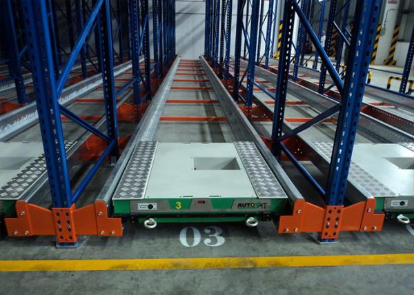 Custom Industrial Shuttle Storage System With High Density Steel Beam / Steel Rivet