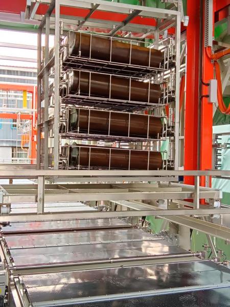 Metal Pipe Spray Cleaning Machine Ultrasonic Cleaning Line With Conveyor Drying Construction Industry