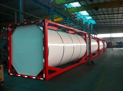 Carbon steel Q345 20ft Large Liquid Tank Container ISO For Chemical