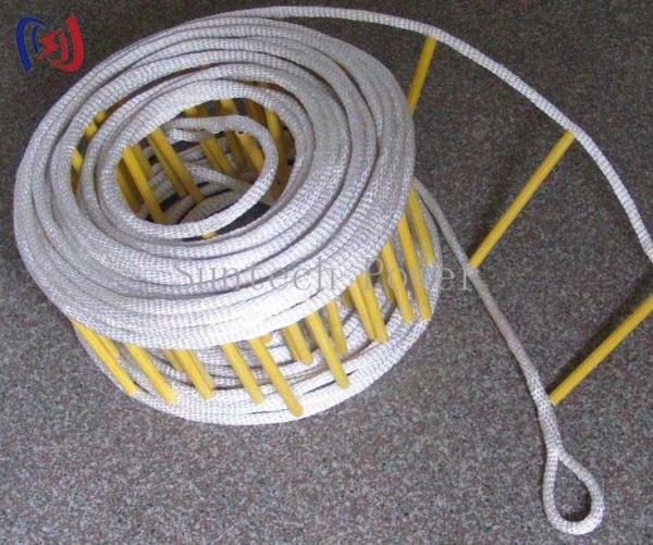 Instrumentos de ensamblaje de líneas de transmisión aisladas de escaleras de cuerda