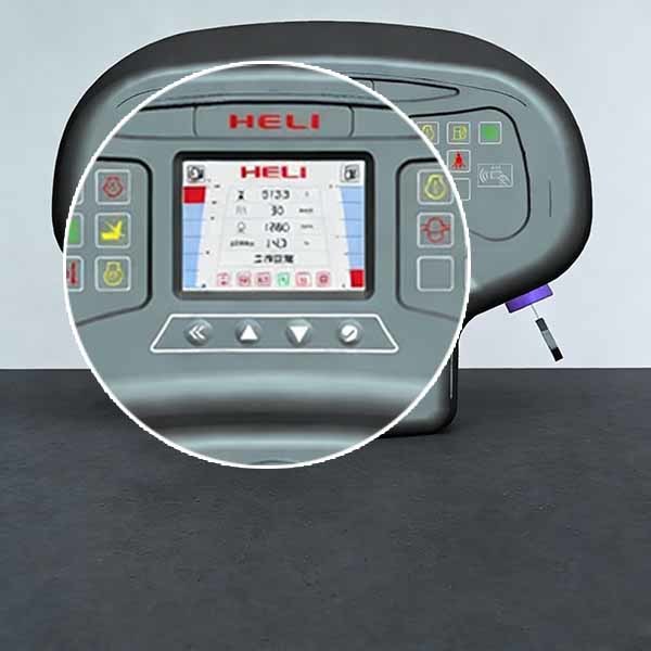 2.8-inch Card Swiping forklift color Dashboard