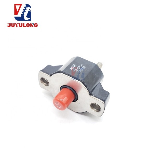 JUYULONG New Daewoo Doosan DX DH55 60 225 300 Excavator Power Cut-Off Switch Breaker Overcurrent Protection 1810-E1-1-3T-0600-13