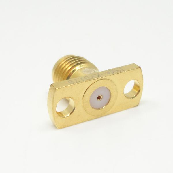 SMA Female 2 Holes Flange Mount RF Coaxial Connectors