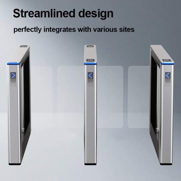 Waist High Swing Gate Turnstiles Entrance For Galvanized Steel Sheet Laser Logo For Public Toilets Gyms