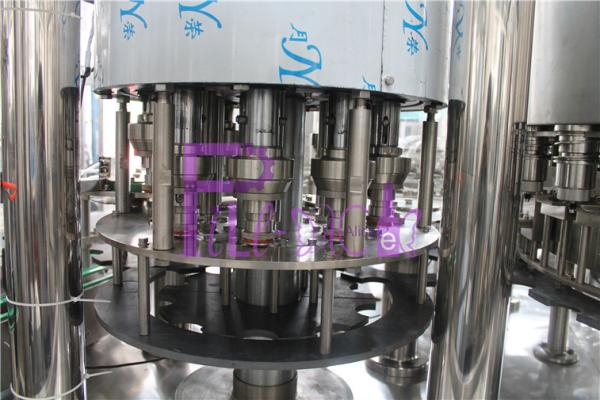 PLC Control 3 In 1 Water Filling Machine SUS304 With Screw Cap
