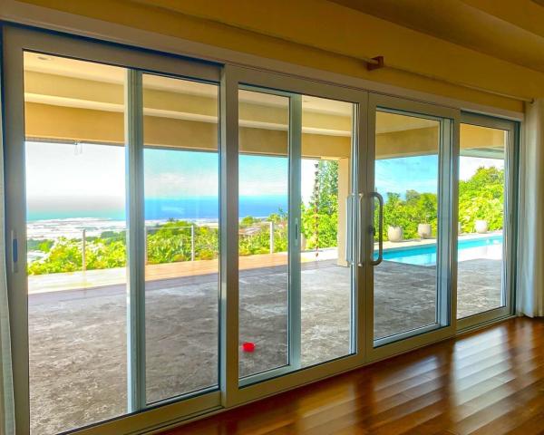 Side Opening Aluminium Sliding Glass Doors Large White Aluminium Sliding Doors With Side Windows