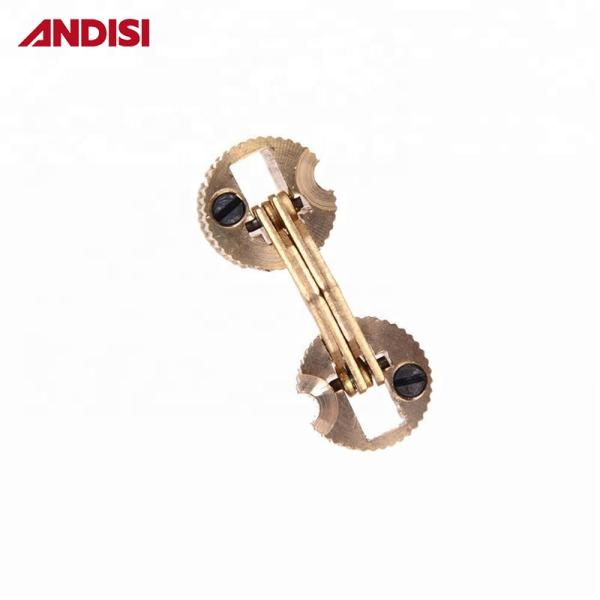 Modern Design Style High End Brass Concealed Cylinder Solid Brass Hinges for Wooden Box