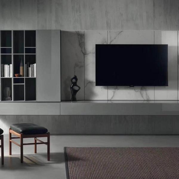 Настраиваемая ОДМ умная деревянная медиаконсоль 50 дюймовая домашняя мебель