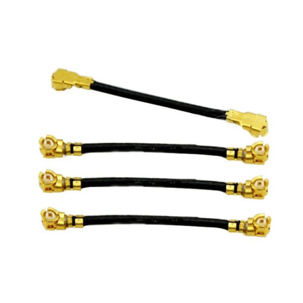 LANYI U.FL IPX MHF4 Coaxial Cable RF1.13 RG0.81 RF SMD Female to Male Jumper Cable Copper Conductor 85% Velocity CC019