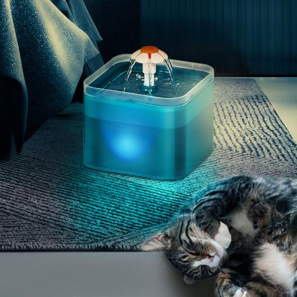 Pet Bowls Feeders Drinker Automatic Cat Water Dispenser Drinking Fountain Length cable