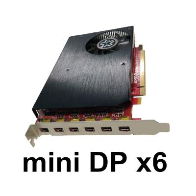 Placa gráfica multidisplay AMD série HD7700 2 GB GDDR5 128 bits 6 portas