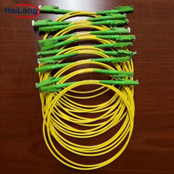 HUBER SUHNER E2000 3m Fiber Optic Jumper Cable