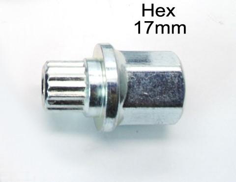 Durable Anti Sheft Locking Wheel Bolts Carbon Steel For VW / Golf / Jetta