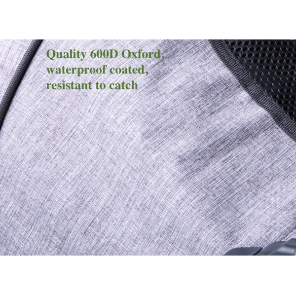 Fuentes lindas del animal doméstico de la carretilla del gris 600D Oxford de la tienda impermeable de aluminio del perro el 103x90x60cm