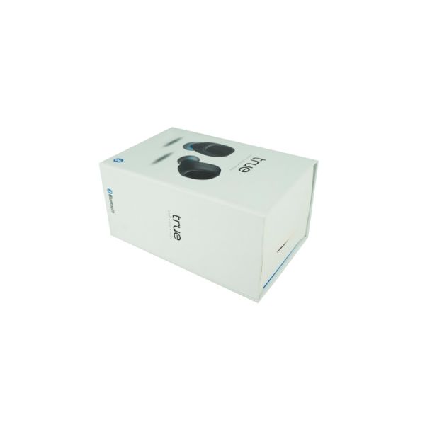 Luxury Custom Logo Earphone Packaging Box Book Shape Magnetic With PET Window