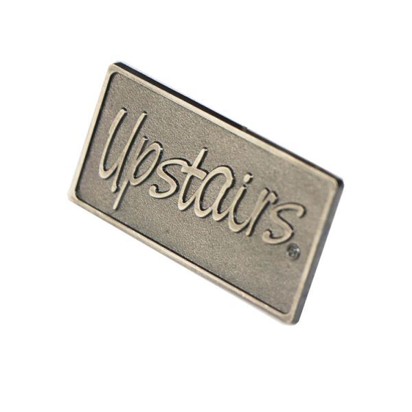 Corrosion Resistant Metal Name Plaque Environmental Name Plate For Clothes