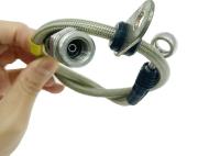 Ptfe Nylon Colored Stainless Steel Braided Brake Hose Assembly 3.2mm 1/8''