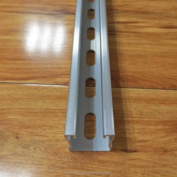 Custom Aluminium U Channel Sizes 40X40 Punched Aluminium C Section Channel