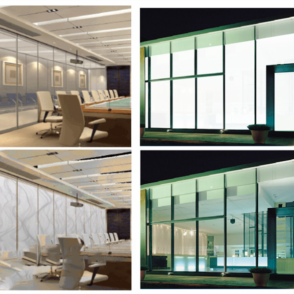 Ultra Clear PDLC Smart Glass Remote Control Electronic PDLC Smart Laminated Glass For Conference Room Office