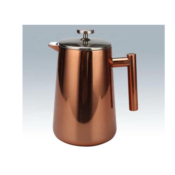 19cm Height Stainless Steel Insulated French Press 1500ml Double Wall Coffee Press