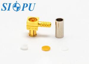 Right-Angle Male RF Coaxial Connector – Solder Type for RG316/U Cable