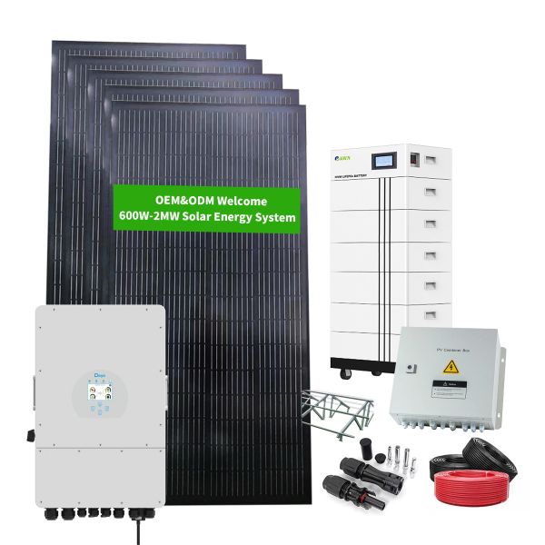 High Quality Battery Bank for Home Solar System Solar to Run a House Complete Solar System for 10KW Home Hybrid